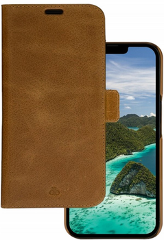 Etui z klapką Dbramante1928 Lynge do Apple iPhone 14 Brown (5711428016324)