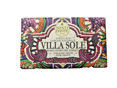 Итальянское мыло Nesti Dante Villa Sole Rosso Divino Del Chianti 250 гр