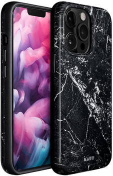 Etui plecki Laut Huex Elements do Apple iPhone 13 Pro Marble Black (4895206924894)