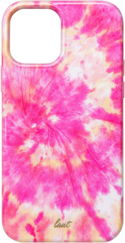 Etui plecki Laut Huex Tie Dye do Apple iPhone 12/12 Pro Hot Pink (4895206921787)