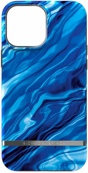 Etui plecki Richmond & Finch Blue Waves do Apple iPhone 13 Pro Blue (7350111355852)