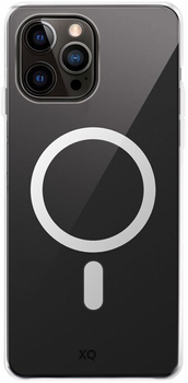 Etui plecki Xqisit Flex Case MagSafe do Apple iPhone 15 Pro Transparent (4029948227658)