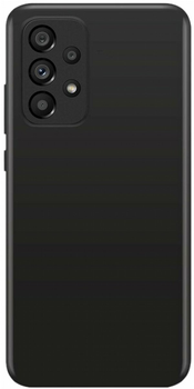 Etui plecki Xqisit Silicone Case do Samsung Galaxy A53 5G Black (4029948220741)