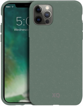 Etui plecki Xqisit Eco Flex Case do Apple iPhone 12/12 Pro Palm Green (4029948098906)