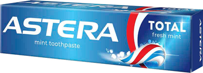 Зубна паста Astera Total Fresh Mint Свіжа мʼята 110 г (3800013511688)