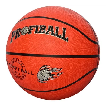 Мяч баскетбольный № 7 PROFIBALL классический на 8 панелей для начинащих и любителей Orange
