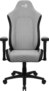 Fotel gamingowy Aerocool CROWN AeroWeave Ash Grey (AEROCROWN-ASH-GREY)