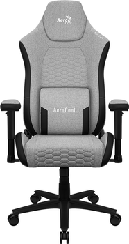 Крісло для геймерів Aerocool CROWN AeroWeave Ash Grey (AEROCROWN-ASH-GREY)