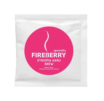 Кофе молотый дрип-пакет Ethiopia Haru BREW FIREBERRY моносорт 0,012 кг