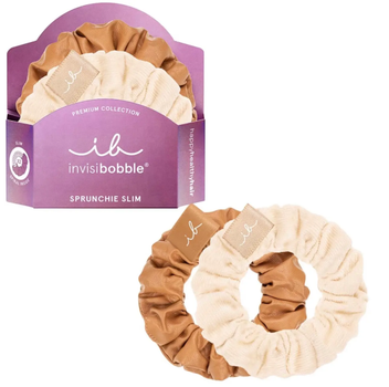 Резинка-браслет для волос Invisibobble Sprunchie Slim Creme de Caramel