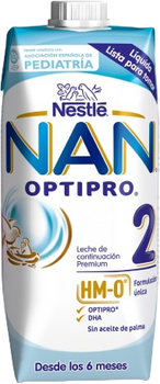 Mieszanka mleczna dla dzieci Nestle Nan Optipro 2 500 ml (7613036883481)