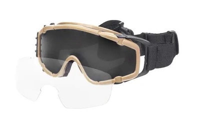 Захисні окуляри маска з вентилятором DARK EARTH, FMA