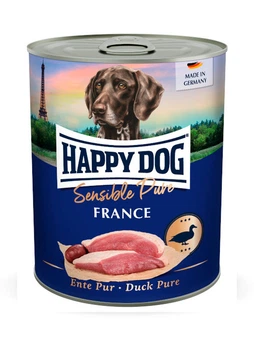 Консервированный корм Happy Dog Sensible Pure France с уткой 800 г