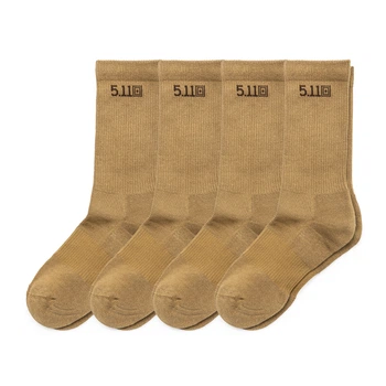 Шкарпетки тактичні 5.11 Tactical Duty Ready Basic Crew Socks (4 пари) US Dark Coyote S (10051-389)