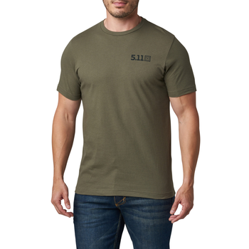 Футболка з малюнком 5.11 Tactical Ballistic Meditation RANGER GREEN XL (76148-186)