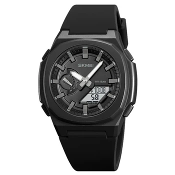 Часы наручные мужские Skmei 2091BKGYWT 5 ATM 46 мм Black