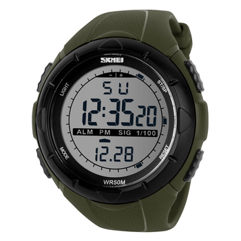 Часы наручные мужские Skmei 1025 Army Green, 1025AG (15875)