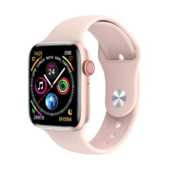 Умные сенсорные смарт-часы T500+ Pro Pink (16082)