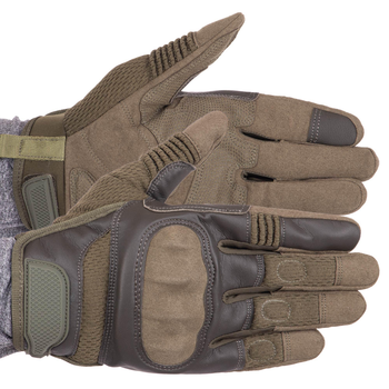 Перчатки тактические с закрытыми пальцами Military Rangers BC-9877 L Оливковый