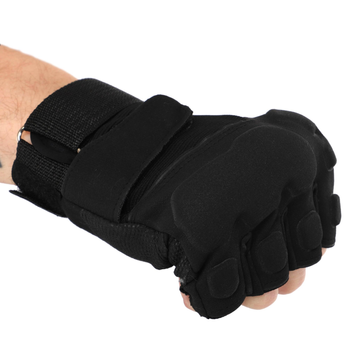 Перчатки тактические с открытыми пальцами SP-Sport BC-8811 XL Черный