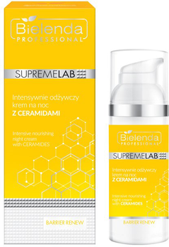 Krem do twarzy Bielenda SupremeLab Barrier Renew intensywnie odżywczy z ceramidami na noc 50 ml (5902169039714)