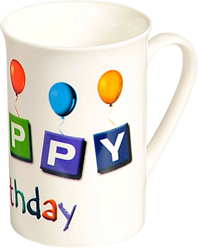 Kubek Kesper Happy Birthday tworzywo sztuczne 250 ml (4000270450570)