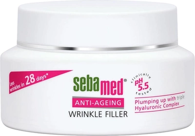 Krem do twarzy Sebamed Anti-Ageing Q10 Wrinkle Filler przeciwzmarszczkowy 50 ml (4103040027160)
