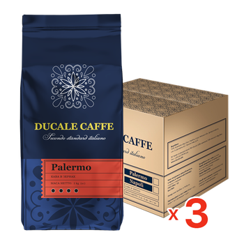 Кава в зернах Ducale Palermo 3 ящика 24кг