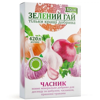 Добриво Зелений Гай AQUA для цибулі, часнику та пряних трав 300 г / 300 г