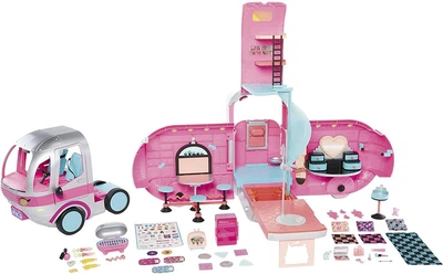 Гламурний кемпер зі звуком та світлом 4в1 ЛОЛ Ігровий набір L.O.L. Surprise Glamper Fashion Camper Silver 576730