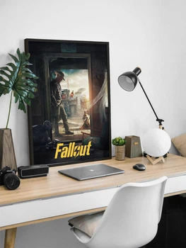 Постер сериала Фолаут в рамке / плакат Fallout / гуль