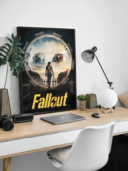 Постер сериала Фолаут в рамке / плакат Fallout / Люси Маклин