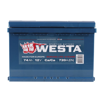 Автомобильный аккумулятор WESTA Premium 6CT 74Ah R+