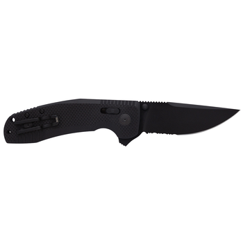 Ніж складаний SOG TAC XR (Partially Serrated) Чорний