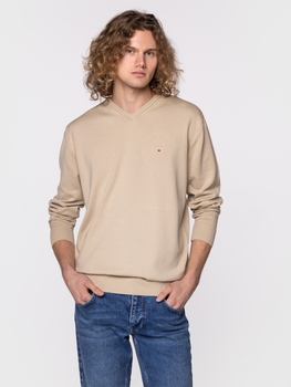 Пуловер чоловічий Lee Cooper ADAM-ORGANIC M Бежевий (5904347387761)