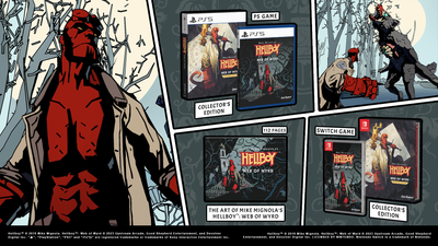 Гра PS5 Mike Mignola's Hellboy: Web of Wyrd - Collector's Edition (Blu-ray) (5056635607294)