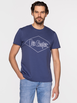 Koszulka męska bawełniana Lee Cooper HERO1-2401 XL Niebieska (5904347395520)