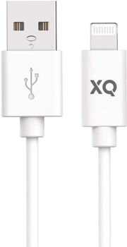 Kabel Xqisit NP USB Type-A - Lightning 1.5 m White (4029948221908)