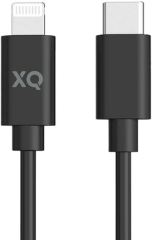 Кабель Xqisit NP USB Type-C - Lightning 1.5 м Black (4029948221939)
