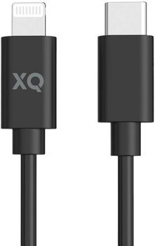 Kabel Xqisit NP USB Type-C - Lightning 1.5 m Black (4029948221939)