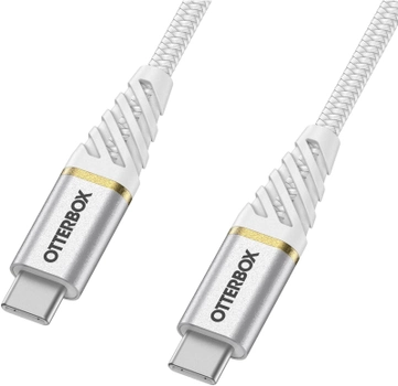 Kabel Otterbox Premium USB Type-C - USB Type-C 3 m White (840104218501)