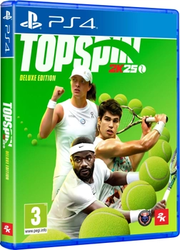Гра PS4 Top Spin 2K25 Deluxe Edition (Blu-ray) (5026555437523)