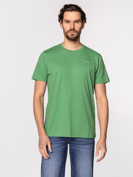 Koszulka męska bawełniana Lee Cooper OBUTCH-875 M Zielona (5904347394974)