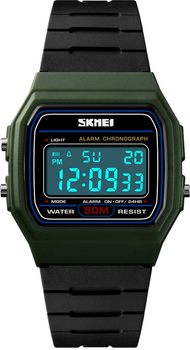 Чоловічий годинник Skmei 1412AG Army Green