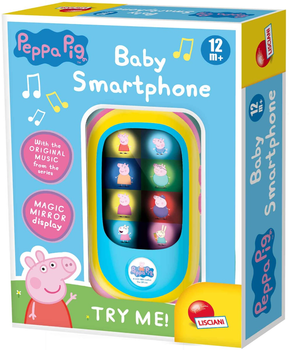 Інтерактивна іграшка Lisciani Навчальний смартфон Baby Smartphone Свинка Пеппа (8008324092253)