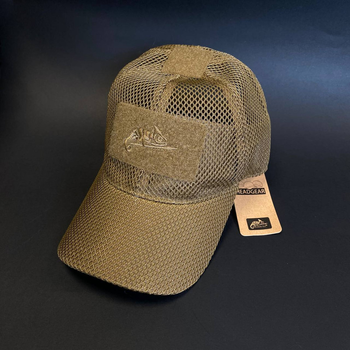 Бейсболка тактична Helikon-tex® сітка BBM MESH Cap Coyote (CZ-BBM-PO-11)