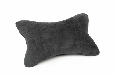 Подушка підголівник Standart еко-замша чорна, аксесуар преміум класу