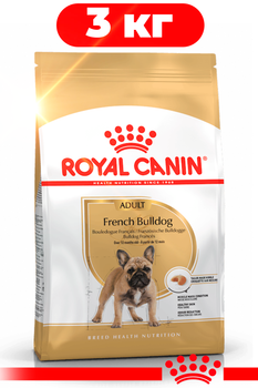 Сухий корм Royal Canin French Bulldog Adult для дорослих собак породи французький бульдог 3кг