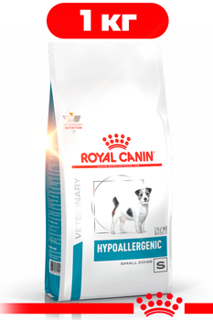 Сухой корм для собак Royal Canin Hypoallergenic Small Dog для малых пород при аллергиях 1кг