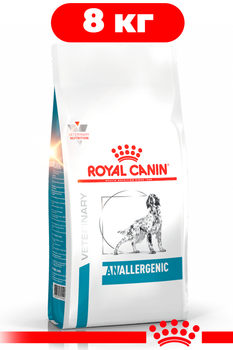 Сухий корм Royal Canin Anallergenic Dog дієтичний для собак при небажаній реакції на корм 8кг